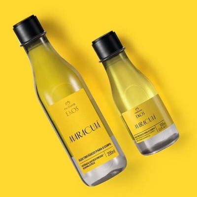 Natura Kit Óleo Trifásico Ekos Maracujá Triple Phase Shower Oil 200 ml + 100 ml