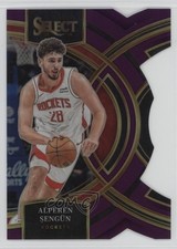 2023-24 Panini Select Premier Level Purple Prizm Die-Cut /99 Alperen Sengun 1w9