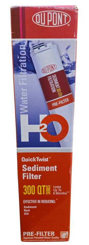 Подлинный фильтр для воды DuPont QuickTwist осадок серия 300 кварт WFQTC3001 запечатанный - Изображение 3 из 4