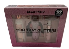 Beauty Bio-,Skin that glitters. GLOPRO FACE + BODY BEST SELLERS NIB