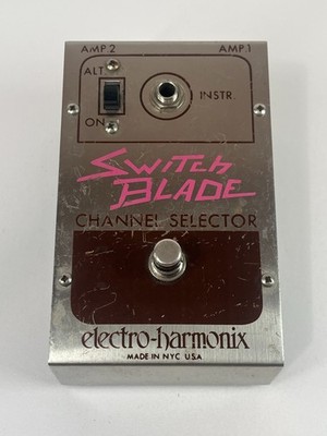 Electro-Harmonix Switchblade Channel Selector Vintage EHX Pedal NYC USA