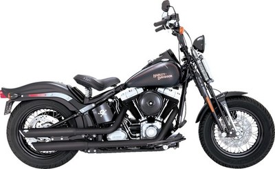 VANCE & HINES 46842 3'' Twin Slash Slip-On Mufflers Harley 2007-2009 Softail FLST