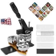 Fridge Magnet Button Maker Machine,2 in/50mm Metal Square Pin Maker Machine