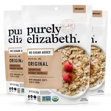 purely elizabeth Superfood Oats, Original, Amaranth, Quinoa Flakes, Flax Seeds,