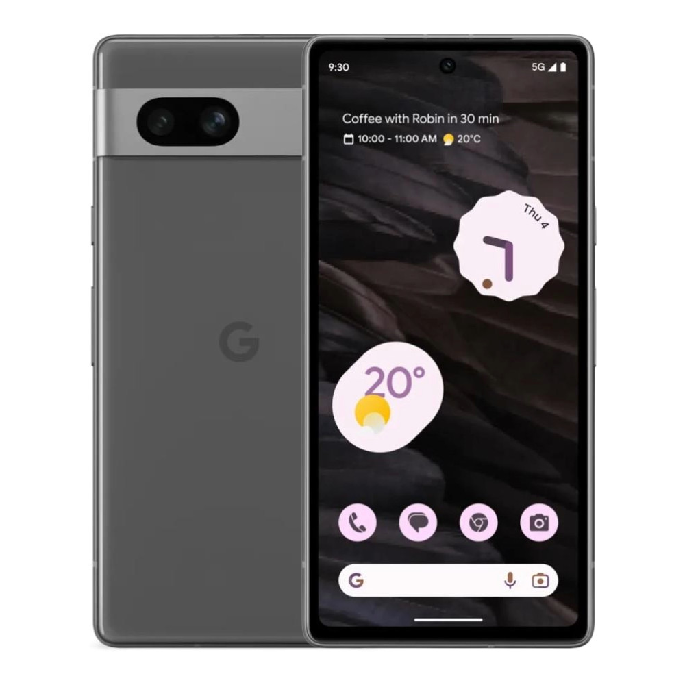 Google Pixel 7a 128GB Black Fair Condition Unlocked Android Smartphone