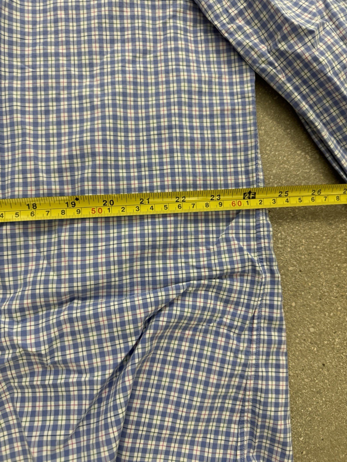 Polo Ralph Lauren camicia uomo XXL vestibilità classica plaid carne pony casual blu