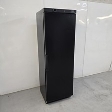 Upright Fridge Single 1 Door Black 400L Kitchen Commercial Catering Nisbets E...