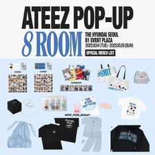 [PRE ORDER] ATEEZ 8ROOM POP-UP OFFICIAL MERCH LIST