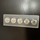 Washington Silver Quarters 1960-1964 Uncirculated Set in Plastic Holder
