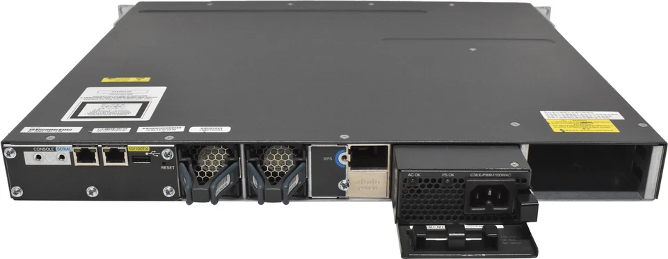 Cisco Catalyst WS-C3560X-48PF-S 48 porte RJ-45 PoE + switch GE + C3KX-NM-1G 1... - Immagine 2 di 4