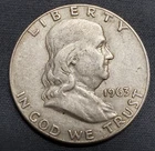 1963-D Franklin Half Dollar 90% Silver