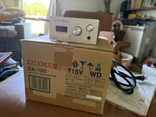LUXMAN DA-100 USB DAC / HEADPHONE AMP - Made In Japan, 115v, USA Seller