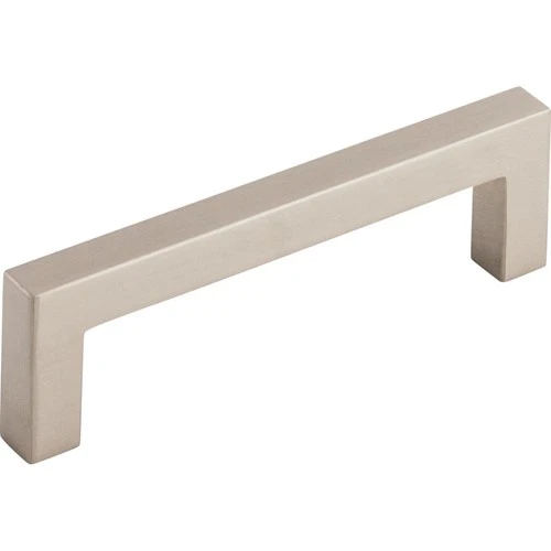 Top Knobs M1161 Square Bar Pull 3 3/4" (c-c) - Brushed Satin Nickel - Picture 1 of 2