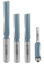 Erbauer 1/2'' & 1/4" Shank Kitchen Fitters Router Cutter Set - 4 Pcs