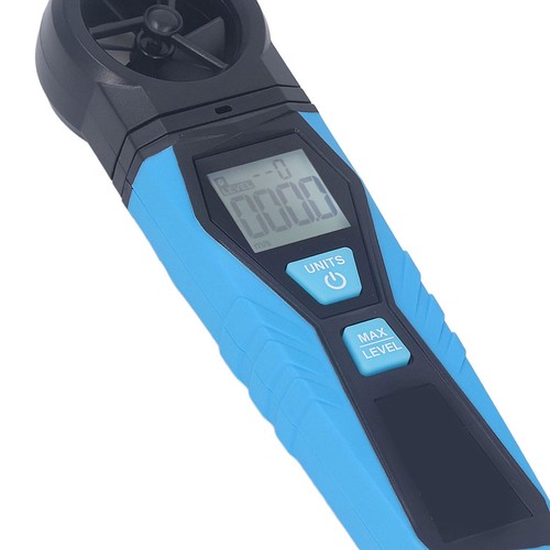 Handheld-Anemometer 180 ° Lüfterdrehung Windmesser Temperatur- Und@ - Bild 22 von 24