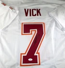 Michael Vick / Autographed Virginia Tech Hokies Custom Football Jersey / JSA