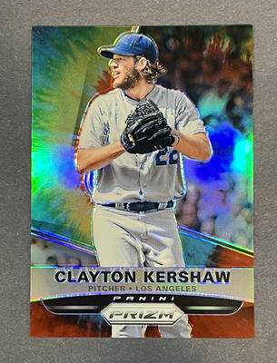 2015 Panini Prizm Clayton Kershaw Tie-Dye Prizm /50 Dodgers #46 - Only 50 Exist!