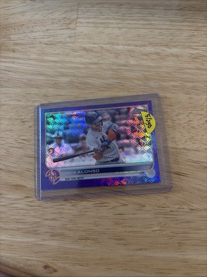 2022 Pete Alonso Topps Chrome Megabox Purple Logofractor /250