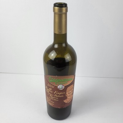 2006 Rollie Fingers Players Private Reserve Cooperstown Cuvee Empty Wine Bottle