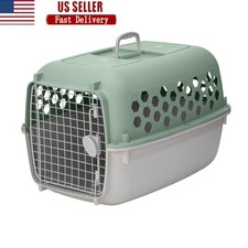 Durable Multi-Colored Plastic Pet Kennel Dogs Cats Travel Easy Storage New