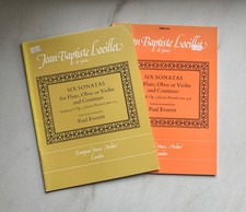 Jean Baptise Loeillet ~ Sechs Sonaten für Flöte, Oboe oder Violine ~ Band 1 und 2