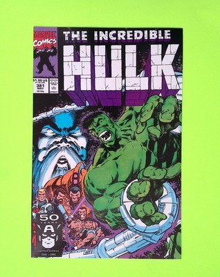 Incredible Hulk #381 Vol. 1 1991 Marvel Comics 8.0 Comic Book W238-3