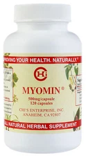 Myomin by Chi Enterprise Inc. - 500mg / Capsule - 120 Caps - Herbal Supplement