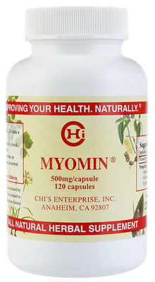 Myomin by Chi Enterprise Inc. - 500mg / Capsule - 120 Caps - Herbal Supplement