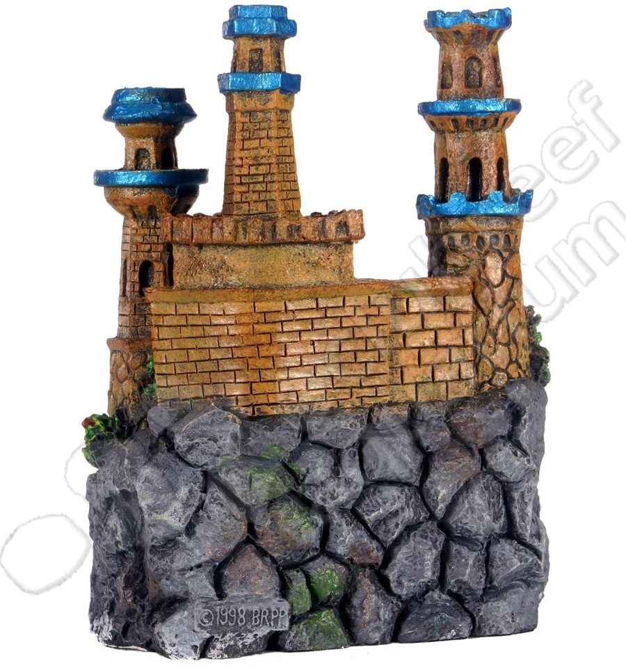 Замок на скалистом водопаде смола аквариум/террариум украшение #141 - Изображение 3 из 3