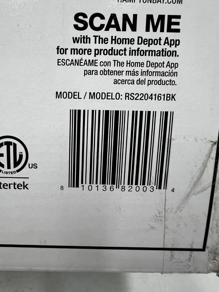 HAMPTON BAY RS2204161BK Black Architect Desk Lamp 24in Foto 4 de 4