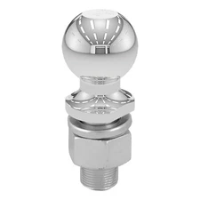 CURT 40078 2-5/16" Tow Ball (1-1/4" x 2-5/8" Shank, 15K, Chrome, Packaged)
