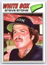 STEVE STONE  1977  TOPPS  #17 - Please see pics for cond.