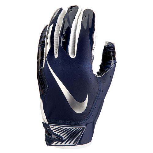 NIKE Vapor Jet 5.0 Football Receiver Gloves sz XX-Large Navy Blue White Silver - Picture 3 of 3