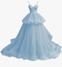 Spaghetti Straps SweetHeart Tulle Ball Gown
