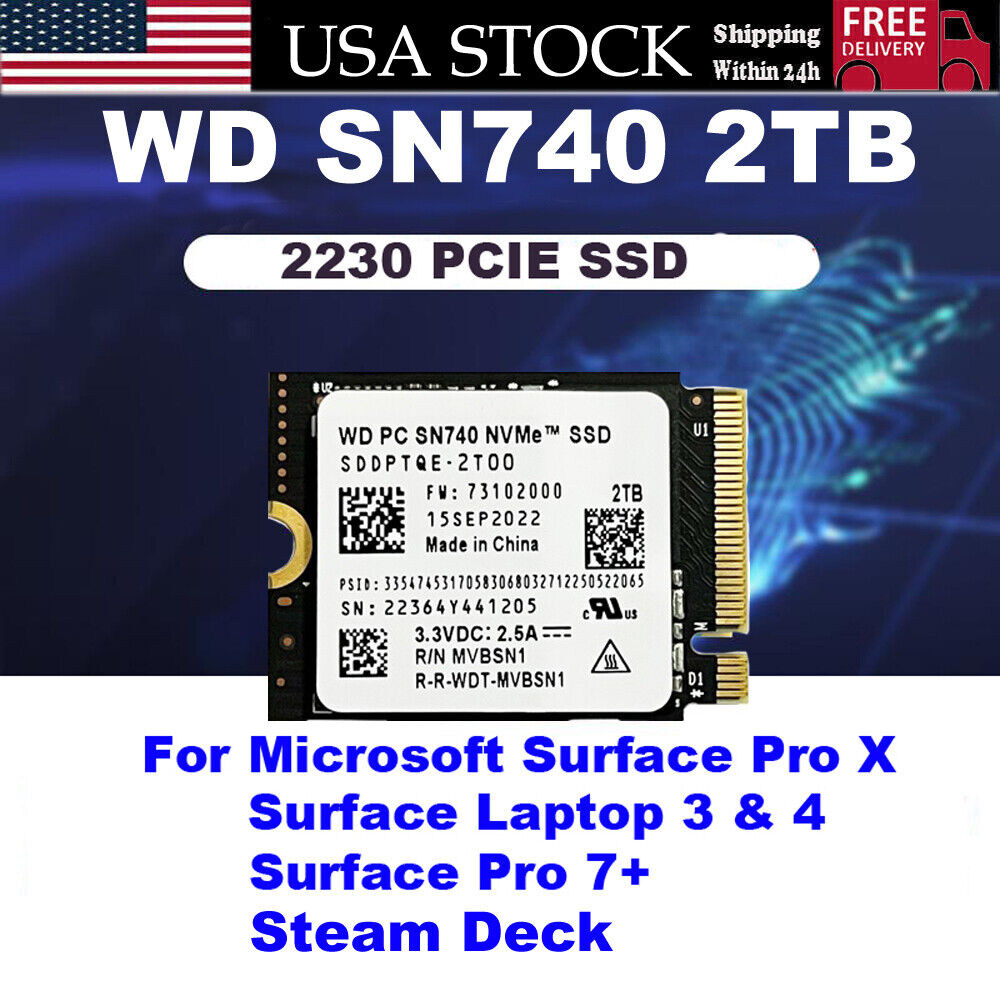 新正規品WD SN740 2TB SSD 2230 steamdeck ALLY