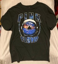 Large Pink Floyd "Dark Side of the Moon" Astronaut T-shirt mens Fit Cotton