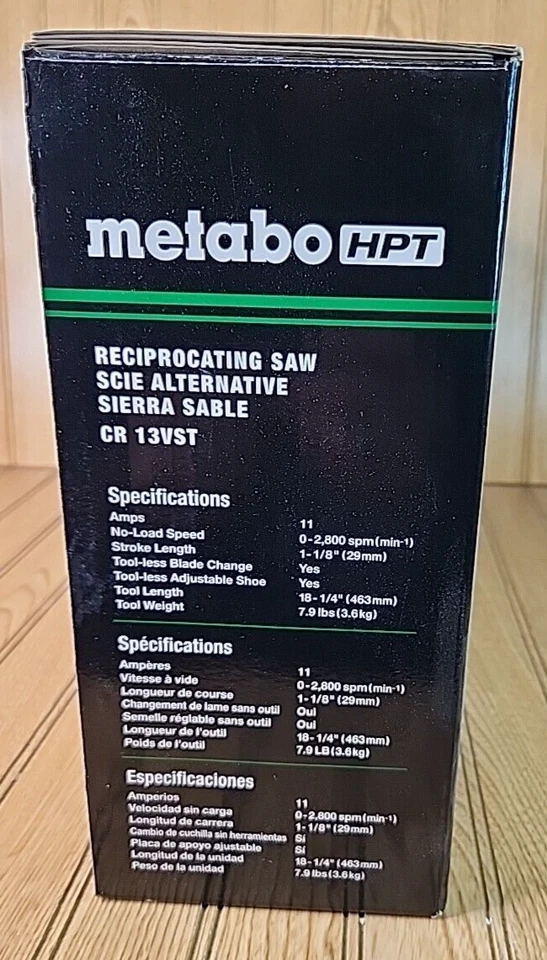 Metabo CR13VSTM reciprocating saw 11Amp Variable Speed - Image 2 of 4