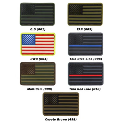 Condor 181004 US United States American Flag Military PVC Patch