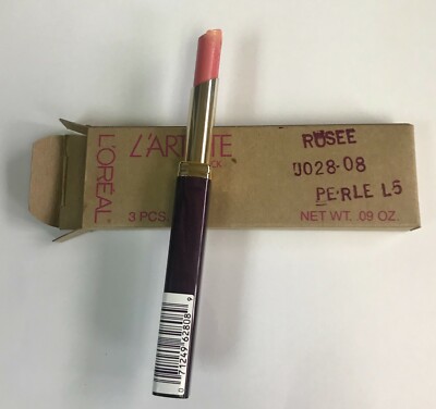 3 L'oreal  L'Artiste Creme Lipstick  ROSEE  Collectible only