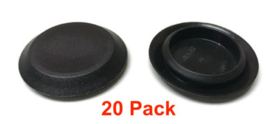 (20) 1'' Inch Plastic Snap-In FLUSH MOUNT HOLE PLUG for Sheet Metal Fit Fender