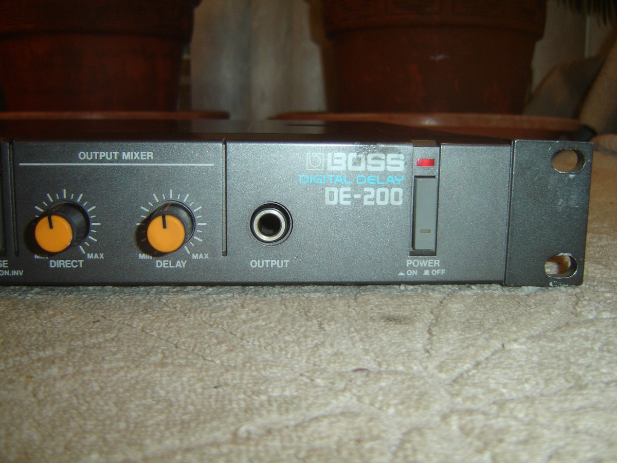 Boss DE-200, Digital Delay, Modulation, Vintage Rack | eBay Boss DE-200, Digital Delay, Modulation, Vintage Rack | eBay