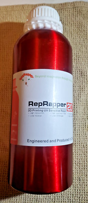 RepRapper Gray 3D Printer Resin 405nm Fast UV-Curing 1kg Resin 3D Printing