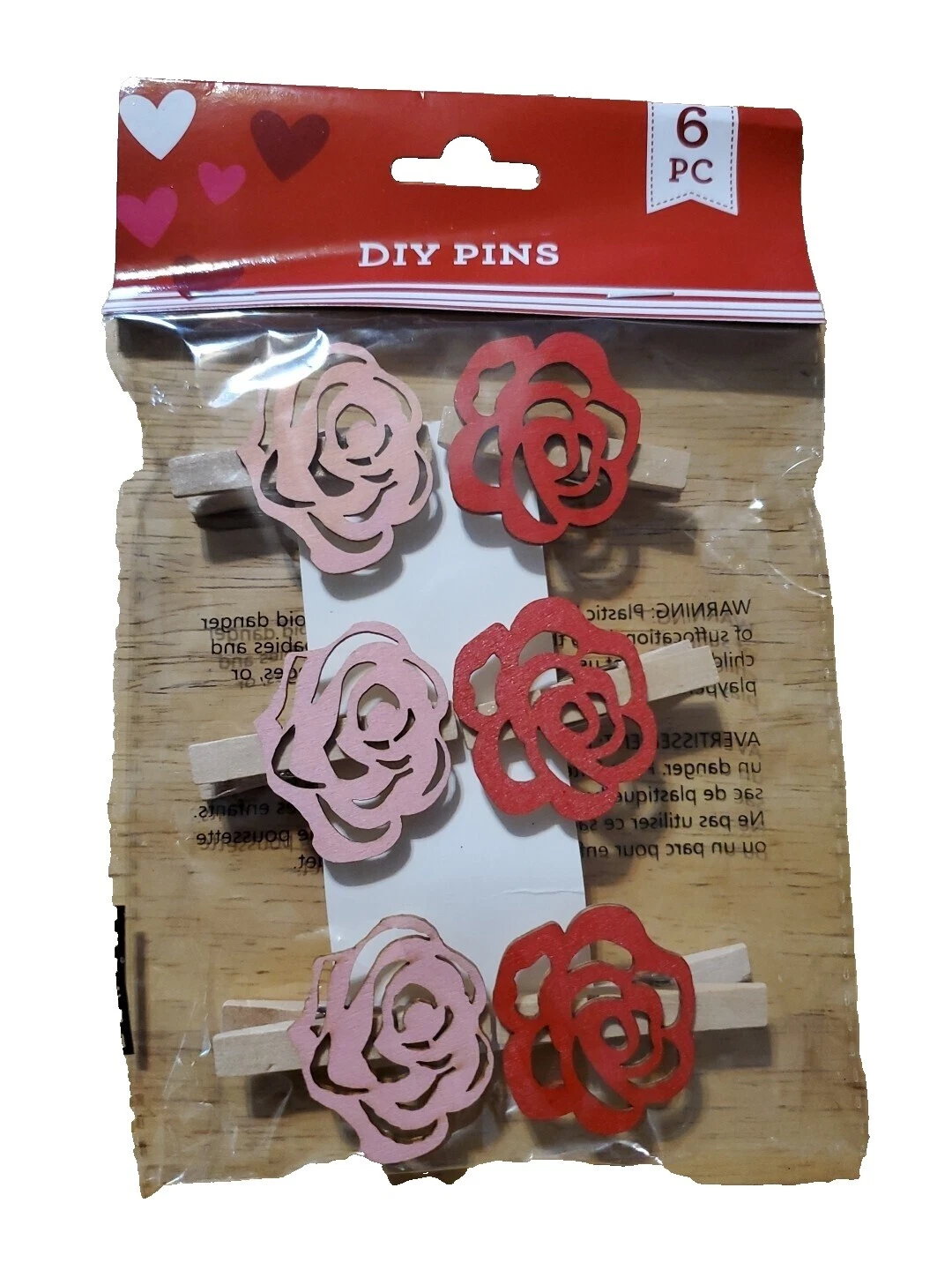 MDF Clothespin Decorative Woodcrafts