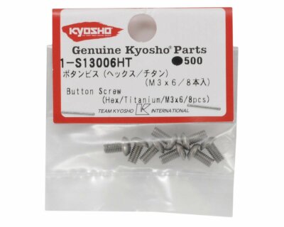 Kyosho Titanschrauben RK M3x6 KYO1-S13006HT FW06 Audi R8 LMS 2015, FW06 GP Acura