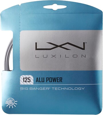 Luxilon Alu Power 125 Tennisschläger Saite - 17 1,25 mm - 12,2 m Set