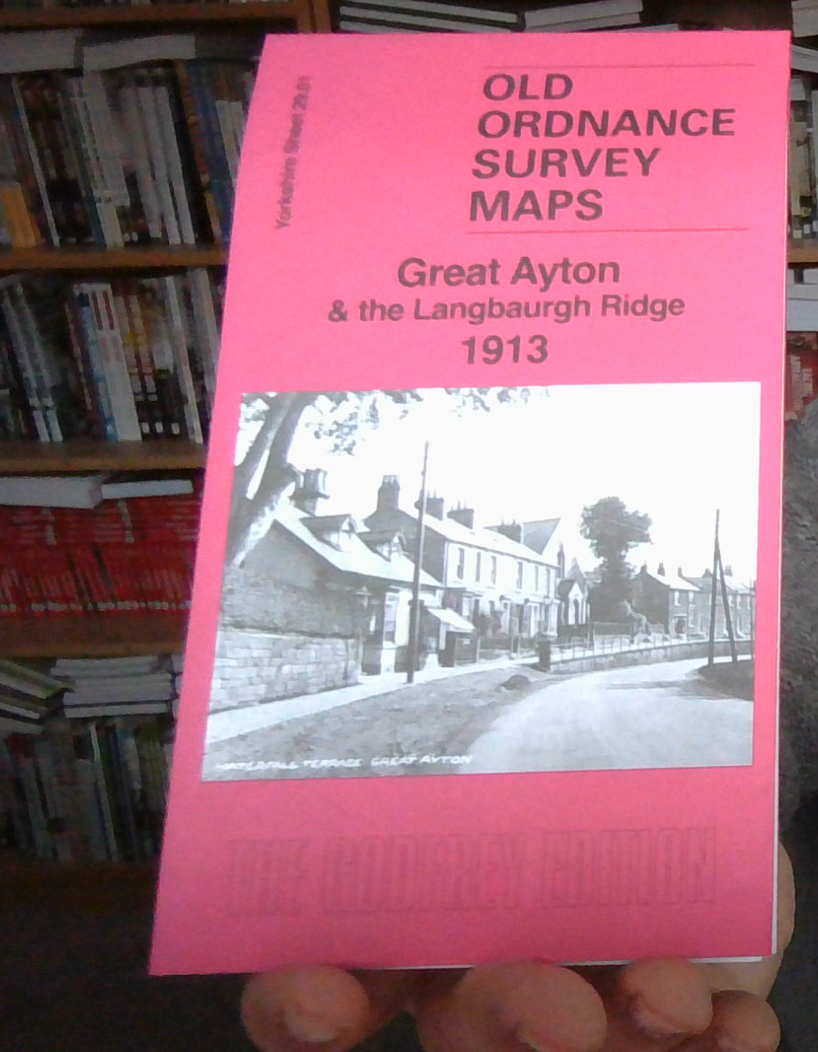 MAP OF Great Ayton & the Langbaurgh Ridge 1913  Yorkshire Sheet 29.01 NEW