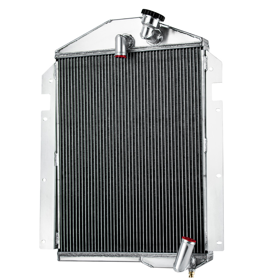 4-Row Aluminum Radiator For 1939-1940 Chevy KC KD KF KP WA JC JD VA 3 ...