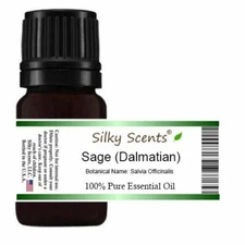 Sage Essential Oil (Dalmatian - Salvia Officinalis) 100% Pure and Natural