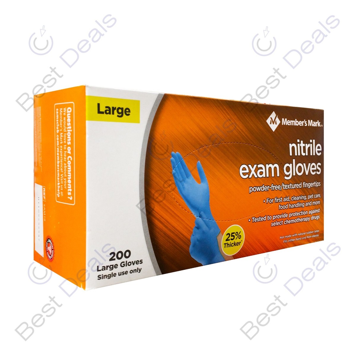 Member's Mark Nitrile Exam Gloves Nitrile Gloves Sams Member&