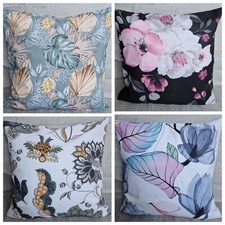 Kissenhülle Hülle Kissenbezug Bezug Dekokissen 100% Baumwolle 20 Maße Blumen